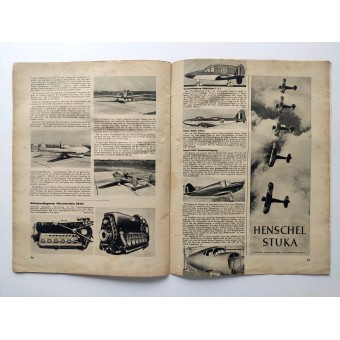 Der Deutsche Sportflieger - vol. 4 aprile 1941 - Stuka attaccare e combattimento aereo nei pressi di Agedabia. Espenlaub militaria