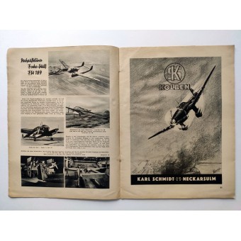 Der Deutsche Sportflieger - Heft 4, April 1941 - Stuka-Angriff und Luftkampf bei Agedabia. Espenlaub militaria
