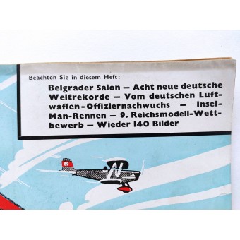 Der Deutsche Sportflieger - vol. 7, Julio 1938 - Exposición Internacional de Aviación en Belgrado. Espenlaub militaria