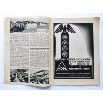 Der Deutsche Sportflieger - vol. 7, July 1938 - International Aviation Exhibition in Belgrade. Espenlaub militaria