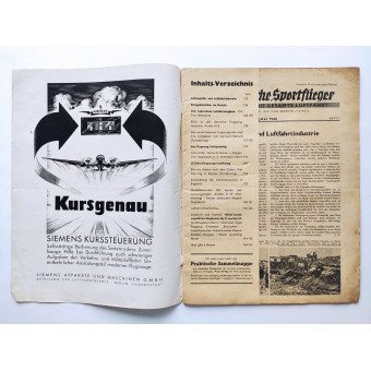 Der Deutsche Sportflieger - vol. 7, Julio 1940 - Stukas ayuda a la infantería. Espenlaub militaria