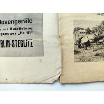 Der Deutsche Sportflieger - vol. 8, augusti 1941 - Sovjetiska stjärnor faller från himlen. Espenlaub militaria