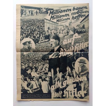 Der Flammenwerfer - 1932 Vor dem 3. Reich NSDAP-Ausgabe - Das Volk steht auf!. Espenlaub militaria