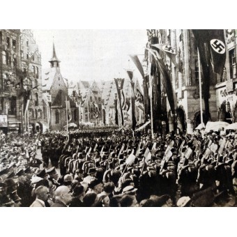 Der OstmarkBrieff - Vol. 3, september 1938 - De eerste Nazi Swastika-vlag van NSDAP. Espenlaub militaria