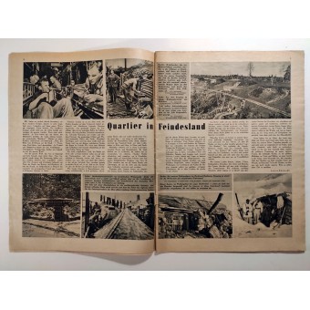 Der Rundblick - vol. 1/2, 8 de enero de de 1943 - En el frente Illmensee. Espenlaub militaria