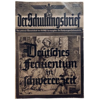 Der Schulungsbrief - vol. 7/8/9 desde 1940 - Guerra, la maternidad y la camaradería. Espenlaub militaria