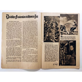 Der Schulungsbrief - Jahrgang 7/8/9 von 1940 - Krieg, Mutterschaft und Kameradschaft. Espenlaub militaria