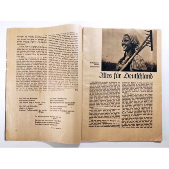 Der Schulungsbrief - vol. 7/8/9 de 1940 - guerre, de maternité et de camaraderie. Espenlaub militaria