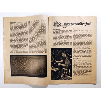 Der Schulungsbrief - vol. 7/8/9 dal 1940 - Guerra, maternità e cameratismo. Espenlaub militaria