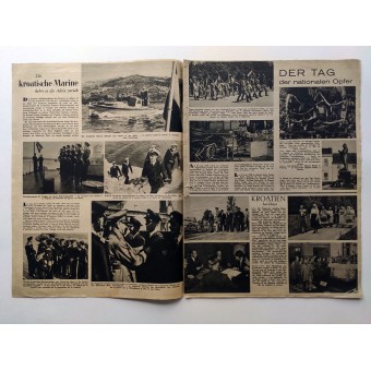 Die Südost Illustrierte - vol. 11, June 1944 - The Croatian Navy returns to the Adriatic. Espenlaub militaria