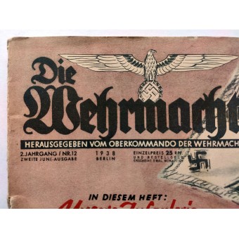 Die Wehrmacht - vol. 12, juin 1938 - armes de fantassin. Espenlaub militaria