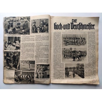 Die Wehrmacht - Heft 7, April 1938 - An der neuen deutsch-ungarischen Grenze. Espenlaub militaria