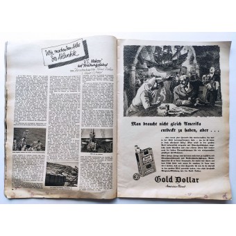 Die Wehrmacht - Vol. 7, april 1938 - bij de nieuwe Duits-Hongaarse grens. Espenlaub militaria