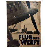 the Flug und Werft - vol. 12, 19th of December 1938 - International Aviation Exhibition Paris 1938