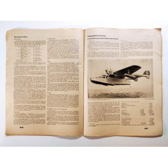 die Flug und Werft - Band 12, 19. Dezember 1938 - Internationale Luftfahrtausstellung Paris 1938. Espenlaub militaria