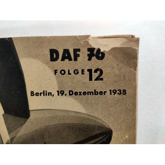 La Flug und Werft - vol. 12, el 19 de de diciembre de 1938 - Exposición Internacional de Aviación de París 1938. Espenlaub militaria