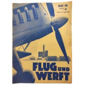"Flug und Werft" - № 4, 17 апреля 1939 г. - Немецкий планер для Олимпиады 1940 года