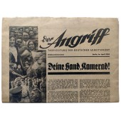 De Angriff - April 1938. Je hand voor Adolf Hitler!
