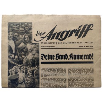 LAngriff - Aprile 1938. La tua mano per Adolf Hitler!. Espenlaub militaria