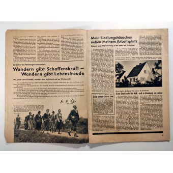 Le Arberitertum - vol. 3 du 1 mai 1939 - Le Führer à bord du navire amiral « Robert Ley ». Espenlaub militaria