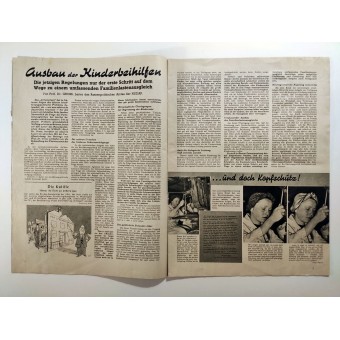 Das Arberitertum - Heft 30 von 1941 - Das Lernzentrum Erwitte mit ausgewählten Mädchen für die Bekleidungsindustrie. Espenlaub militaria