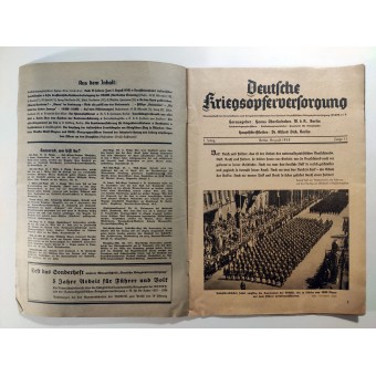 Deutsche Kriegsopferversorgung, 11 изд., август 1939. Espenlaub militaria