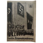 Deutsche Kriegsopferversorgung, 12. vuosikerta, syyskuu 1938 Führer tervehtii rintamatoveriaan sodan aikana.