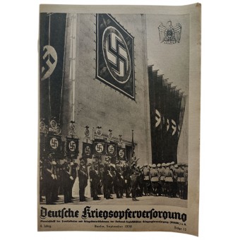 Die Deutsche Kriegsopferversorgung, 12. Jahrgang, September 1938 Der Führer grüßt seinen Frontkameraden. Espenlaub militaria