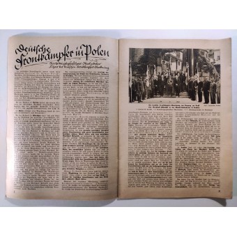 El Deutsche Kriegsopferversorgung, 12 vol., Septiembre de 1938, el Führer saluda a su compañero de guerra de primera línea. Espenlaub militaria