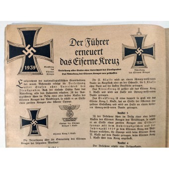 Die Deutsche Kriegsopferversorgung, 1. Jahrgang, Oktober 1939. Espenlaub militaria