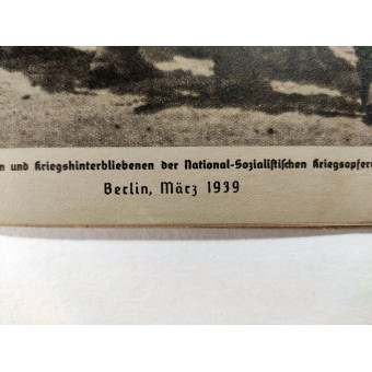 The Deutsche Kriegsopferversorgung, 6th vol., March 1939. Espenlaub militaria