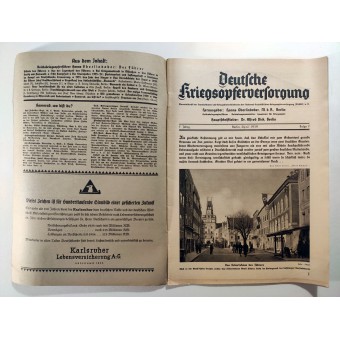 El Deutsche Kriegsopferversorgung, 7 vol., Abril de 1939. Espenlaub militaria