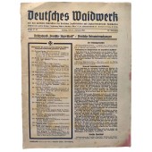 Das Deutsche Waidwerk - 27. Februar 1942 - offizielle Nachrichten der deutschen Jagdbehörden
