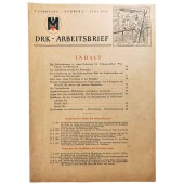 El DRK-Arbeitsbrief - vol. 2 de junio de 1943 - Breve instrucción sobre cómo realizar primeros auxilios.