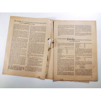 The DRK-Arbeitsbrief - vol. 5 from September 1943 - The DRK transport. Espenlaub militaria