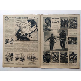Hamburger Illusterte - Vol. 24, 13. kesäkuuta 1942 - Saksan Afrikan joukkojen Pith -kypärä. Espenlaub militaria