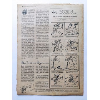 Hamburger Illustrierte - vol. 24, 13 juni 1942 - Den tyska Afrikakårens märkeshjälm. Espenlaub militaria