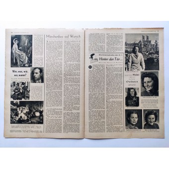 LHamburger Illustrierte - vol. 5, 30 gennaio 1943 - Le ragazze di aiuto vittoria da Luftnachrichtenhelferinnen. Espenlaub militaria