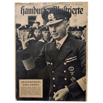 Hamburger Illustrierte - vol. 6, 6 februari 1943 - Sjökriget med de små båtarna i kanalen. Espenlaub militaria
