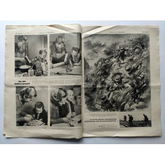 De illustratorte beobachter - vol. 50, 11 december 1941 - De Sovjet-posities bij KERCH werden aangevallen. Espenlaub militaria