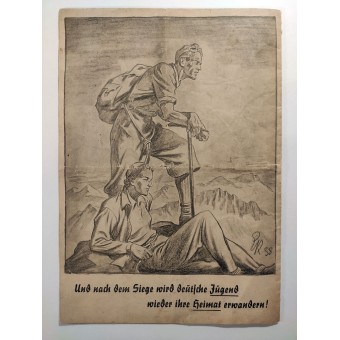 The Jugend und Heimat - March 1942 - Father and son united in the fight for their homeland. Espenlaub militaria