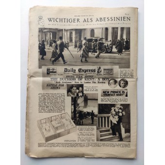 Kölnische illustriertete Zeitung - vol. 43, 26 ottobre 1935 - Foto dal fronte abissseno. Espenlaub militaria
