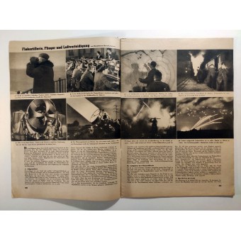 Die Luftwelt - 16. Jahrgang, 15. August 1942 - Flak-Artillerie, Luftwaffenbesatzungen und Luftabwehr. Espenlaub militaria