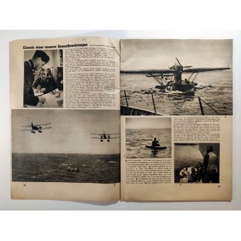 Le Luftwelt - vol. 7, le 1er Avril 1942 - escadron de sauvetage en mer sur la côte de la Manche. Espenlaub militaria