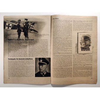 The Luftwelt - vol. 8, 15th of April 1942 - The Führer among his soldiers. Espenlaub militaria