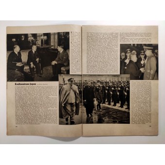 The Luftwelt - vol. 8, 15th of April 1942 - The Führer among his soldiers. Espenlaub militaria