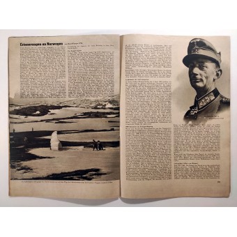 The Luftwelt - vol. 8, 15th of April 1942 - The Führer among his soldiers. Espenlaub militaria