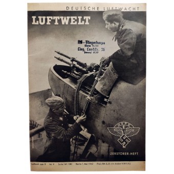 El Luftwelt - vol. 9, 1 de de mayo de 1942 - La experiencia como escolta de los Stukas. Espenlaub militaria