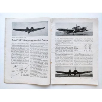 The Luftwissen - vol. 5, May 1942 - Blohm & Voss BV 141, the first asymmetrical airplane. Espenlaub militaria