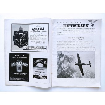 The Luftwissen - vol. 5, May 1942 - Blohm & Voss BV 141, the first asymmetrical airplane. Espenlaub militaria